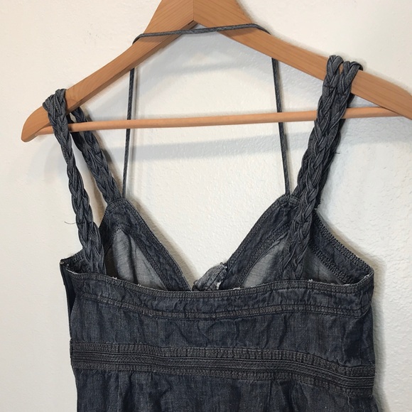 ERMANNO SCERVINO Distressed Denim Dress 40 - Picture 7 of 10